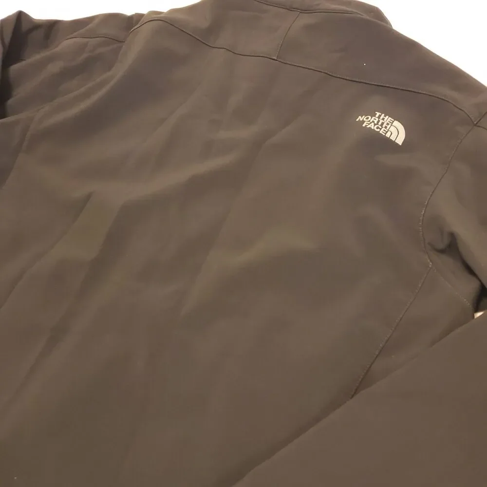 The North Face Apex Bionic Softshell Jacket Mens XL Black Fleece Lined Full Zip